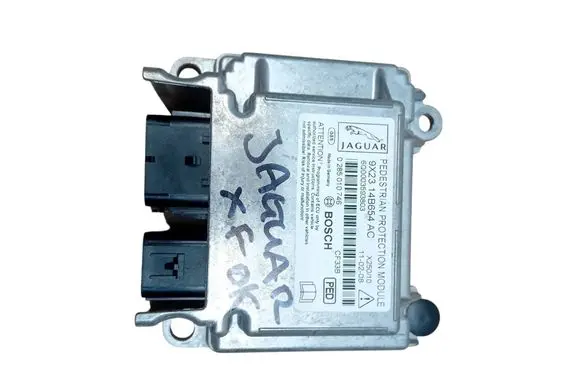 Jaguar XF X250 Airbag control unit/module 9X2314B654AC 0285010746 6Q0003593803