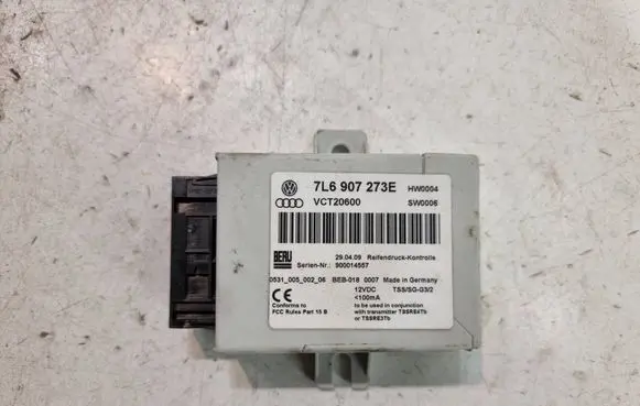 Volkswagen Touareg I Tire pressure control unit 7L6907273E VCT20600 900014557
