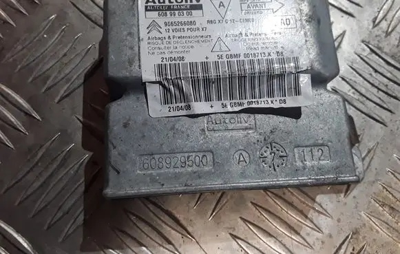 Citroen C5 Airbag control unit/module 9665266080 608990300