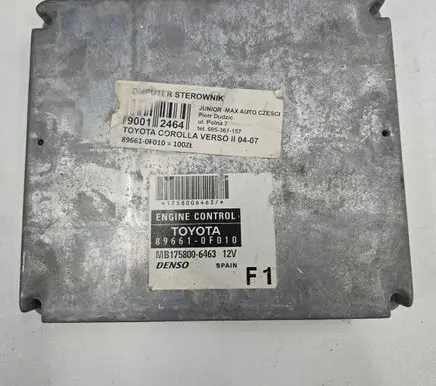 Toyota Corolla Verso AR10 Engine control unit/module 896610F010 MB1758006463 1758006463