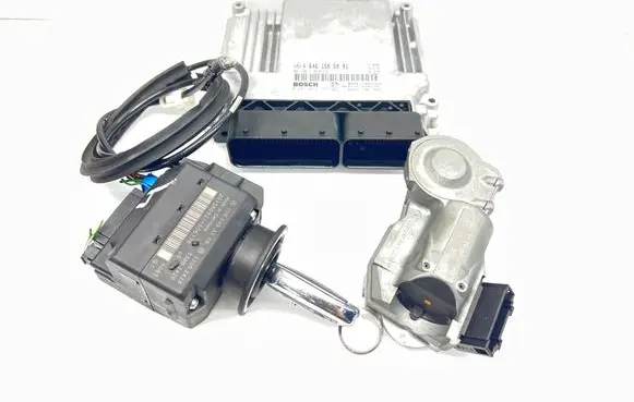 Mercedes-Benz CLK A209 C209 Engine ECU kit and lock set 2095453308 A2034621130 A6461505091