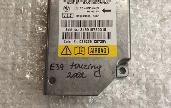 BMW 5 E39 Airbag control unit/module 6919789 65776919789