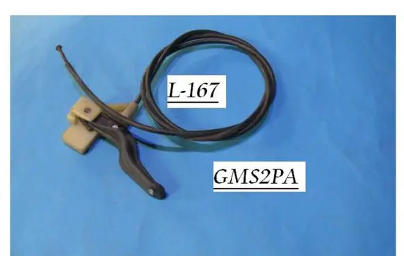Opel Vectra B Engine bonnet/hood lock release cable GMS2PA