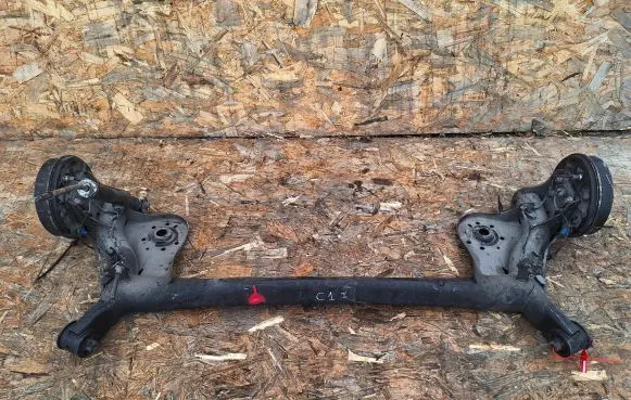 Rear axle beam
