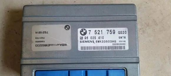BMW X5 E53 Gearbox control unit/module 96025410 7521759 5WK33503AG