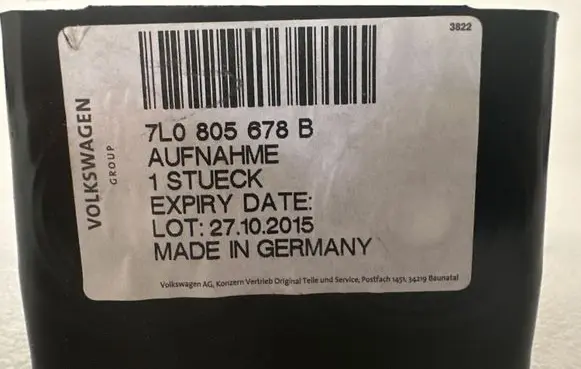 Audi Q7 4L Front side member 7L0805678B