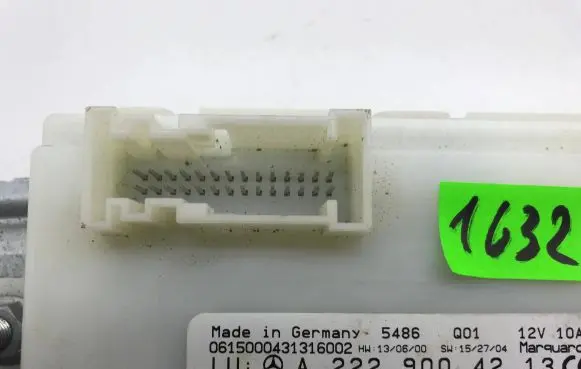 Mercedes-Benz C W205 Keyless (KESSY) go control unit/module A2229004213 TYZ335033 A2229018202