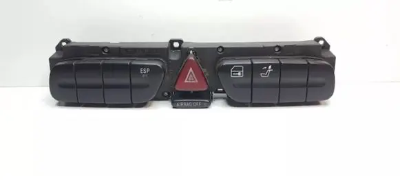 Mercedes-Benz C W203 Hazard light switch 2038203710