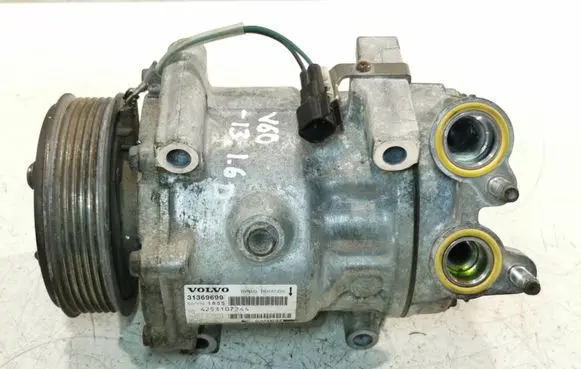 Volvo V60 Air conditioning (A/C) compressor (pump) 31369699 4253107244 SD7V161855