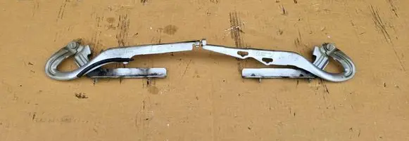 Peugeot 207 Engine bonnet/hood hinges 9650867080 ES82