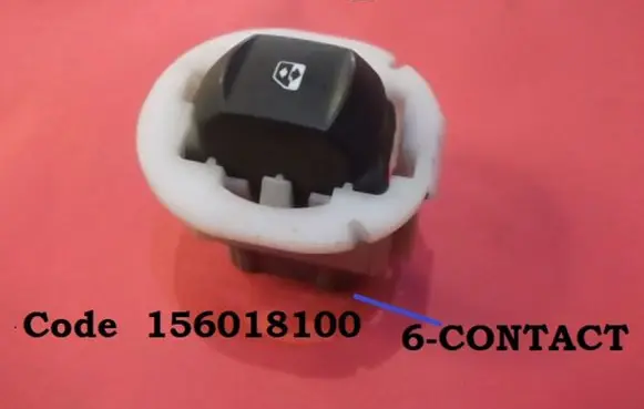 Renault Megane II Electric window control switch 156018100