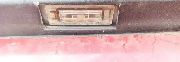 Renault 19 Number plate light