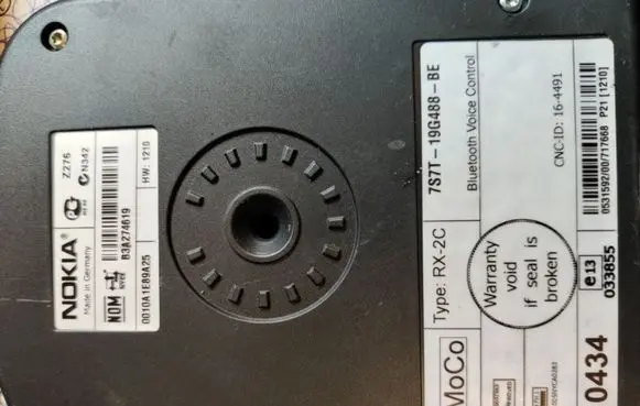 Ford S-MAX Bluetooth control unit module 7S7T19G488BE