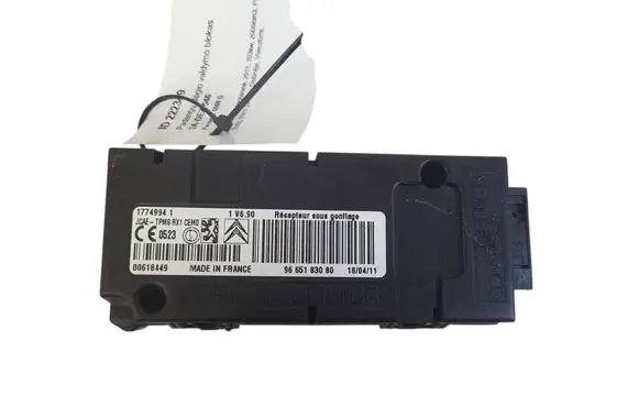 Peugeot 5008 Tire pressure control unit 9665183080 00618449