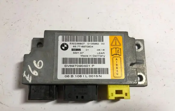 BMW 7 E65 E66 Airbag control unit/module 6970904 65776970904 532238807