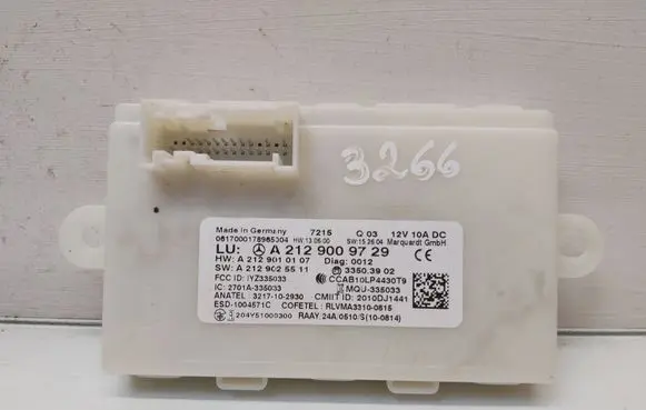 Mercedes-Benz CLA C117 X117 W117 Keyless (KESSY) go control unit/module A2129009729