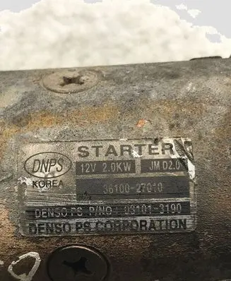 Hyundai Tucson JM Starter motor 3610027010