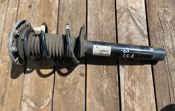 Front shock absorber with coil spring