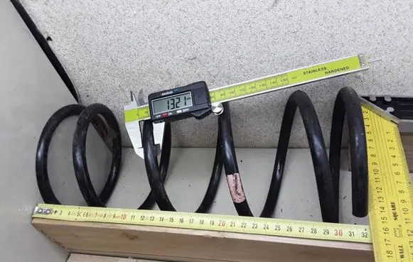 Front coil spring