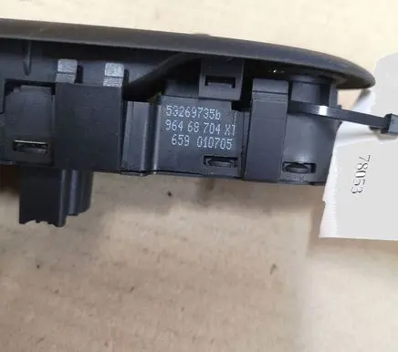 Peugeot 407 Electric window control switch 96468704XT