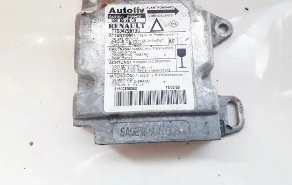 Renault Laguna I Airbag control unit/module 7700429613c 550629600
