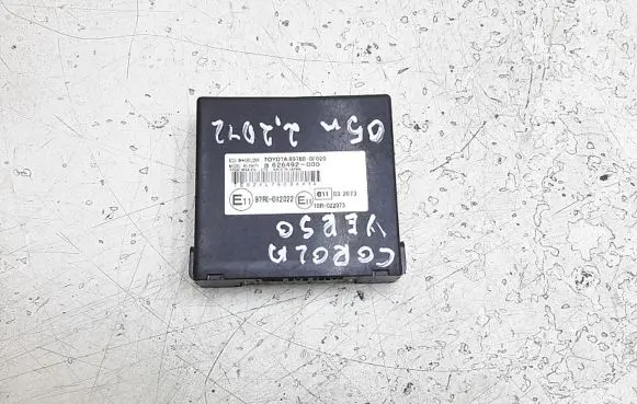 Toyota Corolla Verso E121 Immobilizer control unit/module 897800F020