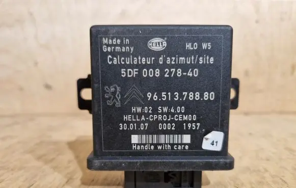 Peugeot 407 Light module LCM 9651378880 5DF00827840 5DF008278