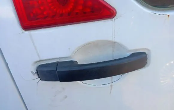 Renault Master III Rear door interior handle trim 