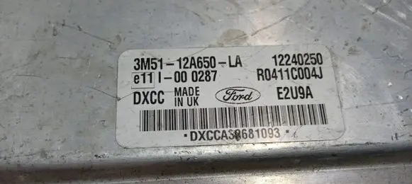 Ford Focus Engine control unit/module 3M5112A650LA