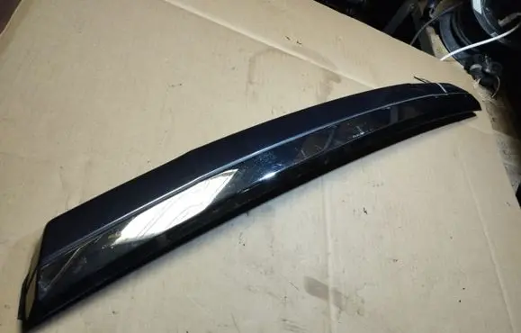 Trunk door license plate light bar