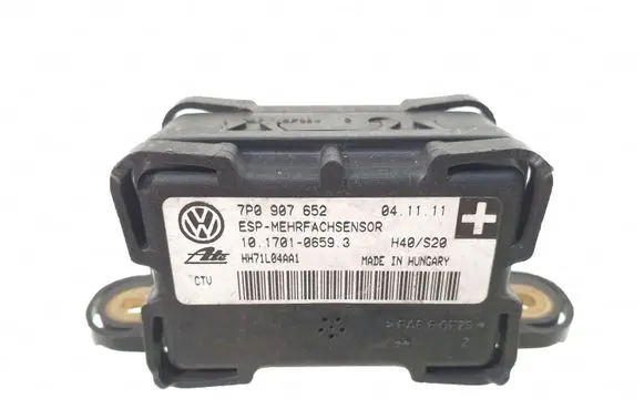 Volkswagen Touareg II ESP acceleration yaw rate sensor 7P0907652 HH771L04AA1
