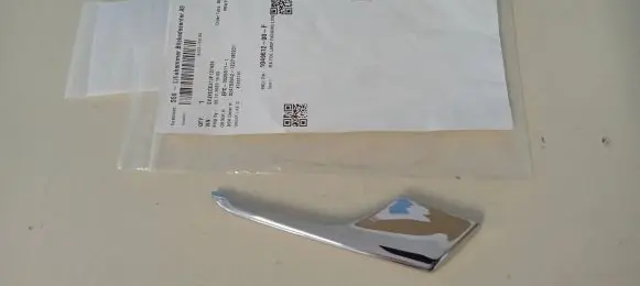 Tesla Model X Front bumper splitter molding 104961200F