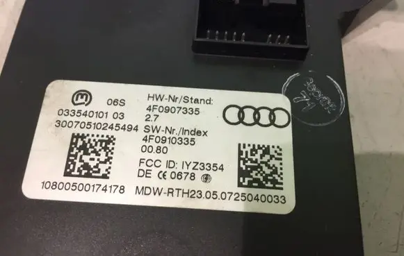 Audi A6 Allroad C6 Antenna control unit 4F0910335 4F0907335