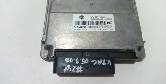 Volkswagen Touareg I Transfer box differential control unit 0AD927755AJ 5WP2208416