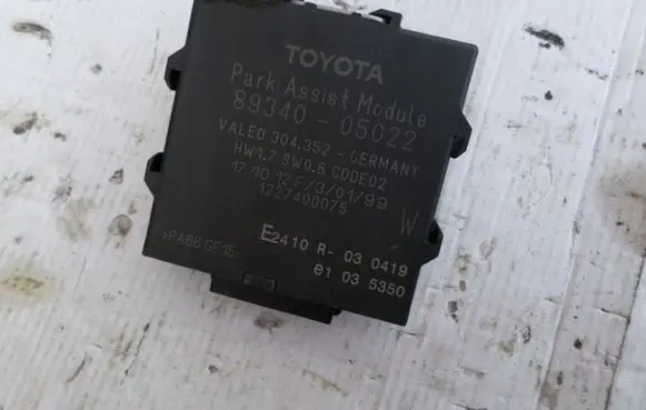 Toyota Avensis T270 Parking PDC control unit/module 8934005022