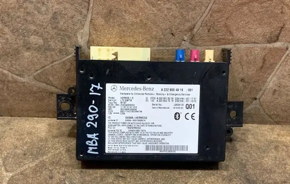 Mercedes-Benz GLS X166 Bluetooth control unit module A2229004819 A2229018206