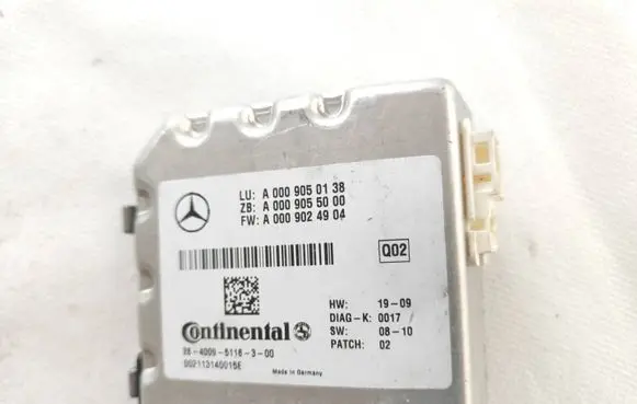 Mercedes-Benz E W212 Windshield/windscreen camera A0009050138 A0009055000 A0009024904
