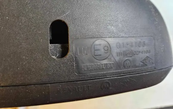 Renault Kangoo I Manual wing mirror E9014106