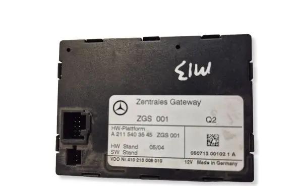 Mercedes-Benz E W211 Gateway control module A2115403545