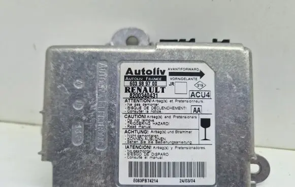 Renault Scenic II - Grand scenic II Airbag control unit/module 8200340431 603989700