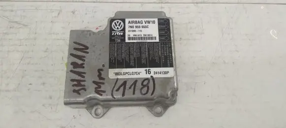 Volkswagen Sharan Airbag control unit/module 7N0959655C