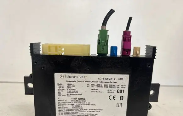 Mercedes-Benz C W205 Bluetooth control unit module A2139002210 A2139022106 A2139019503