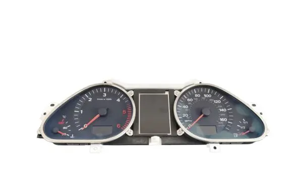 Audi A6 S6 C6 4F Speedometer (instrument cluster) 4F0920981F 4F0910930C