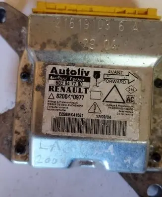 Renault Laguna II Airbag control unit/module 8200410977 21619103 603947700