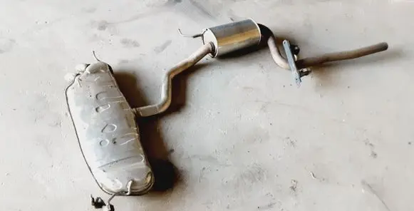 Volkswagen Touran II Muffler/silencer 1K0120811 1K0253611