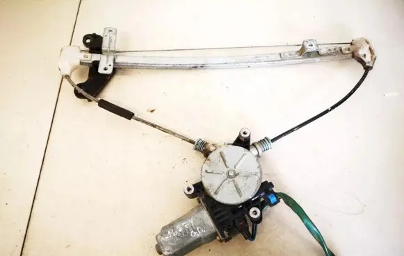 Sliding door window regulator with motor