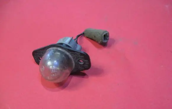 Number plate light