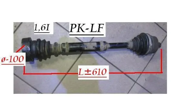 Audi A4 S4 B5 8D Front driveshaft 2150127500012