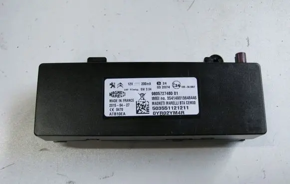 Citroen C4 Grand Picasso Combustion control unit/module 9805727480