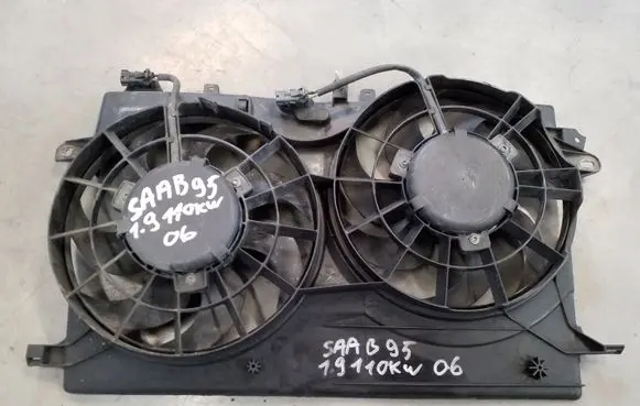 Saab 9-5 Radiator cooling fan shroud 12763570 3135103221